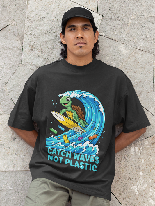 Catch waves Unisex Oversized Classic T-Shirt